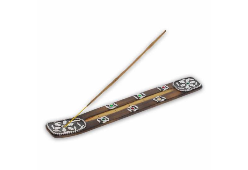 KUNST UND MAGIE Räucherstäbchen-Halter Räucherstäbchenhalter Räucherschiffchen+typisch Indischer Verzierung KUNST UND MAGIE Räucherstäbchen-Halter Räucherstäbchenhalter Räucherschiffchen+typisch Indischer Verzierung von KUNST UND MAGIE