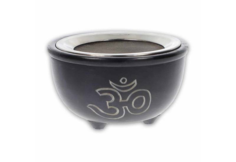 KUNST UND MAGIE Räucherstövchen OM Räucherstäbchen Räuchergefäß Räucherschale+Sieb Speckstein 10cm KUNST UND MAGIE Räucherstövchen OM Räucherstäbchen Räuchergefäß Räucherschale+Sieb Speckstein 10cm von KUNST UND MAGIE