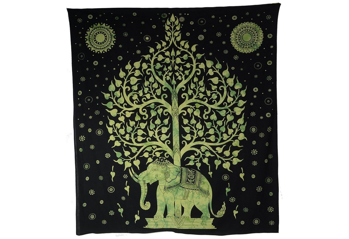 Wandteppich Kunst und Magie Wandbehang Elefant und Baum ca. 230 x 200 cm, KUNST UND MAGIE von KUNST UND MAGIE
