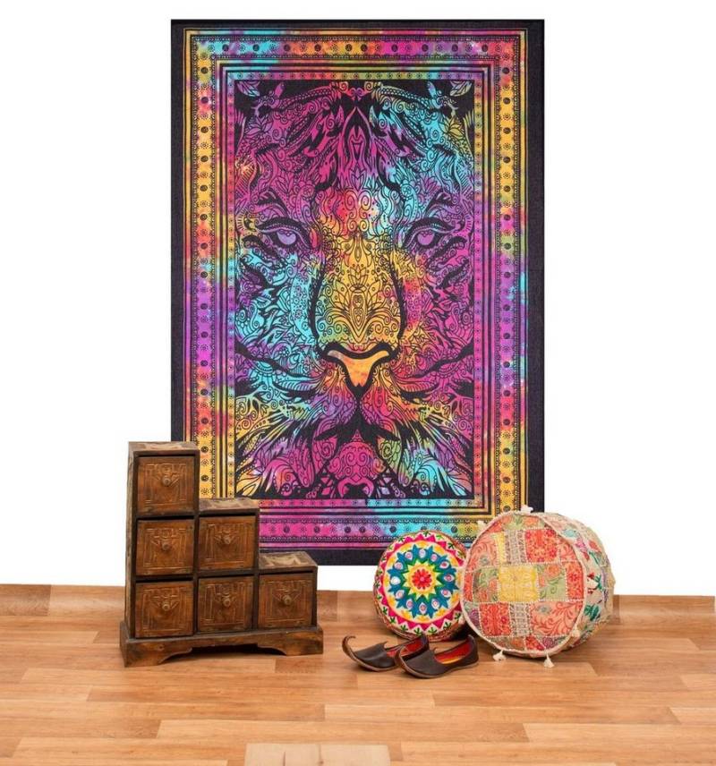 KUNST UND MAGIE Wandteppich Tagesdecke Wandbehang Bunt Sonne Mond und Sterne Hippie ca190 x 140cm KUNST UND MAGIE Wandteppich Tagesdecke Wandbehang Bunt Sonne Mond und Sterne Hippie ca190 x 140cm von KUNST UND MAGIE