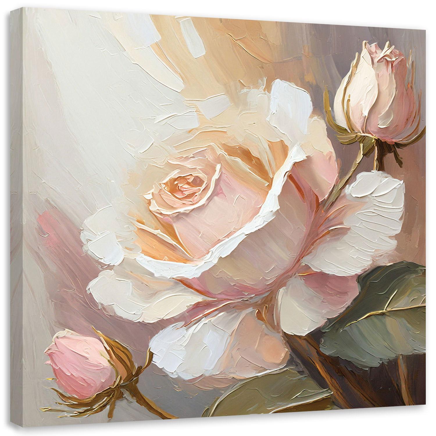 KUNSTDRUCK Rosa 30/30 cm KUNSTDRUCK Rosa 30/30 cm von KUNSTLOFT