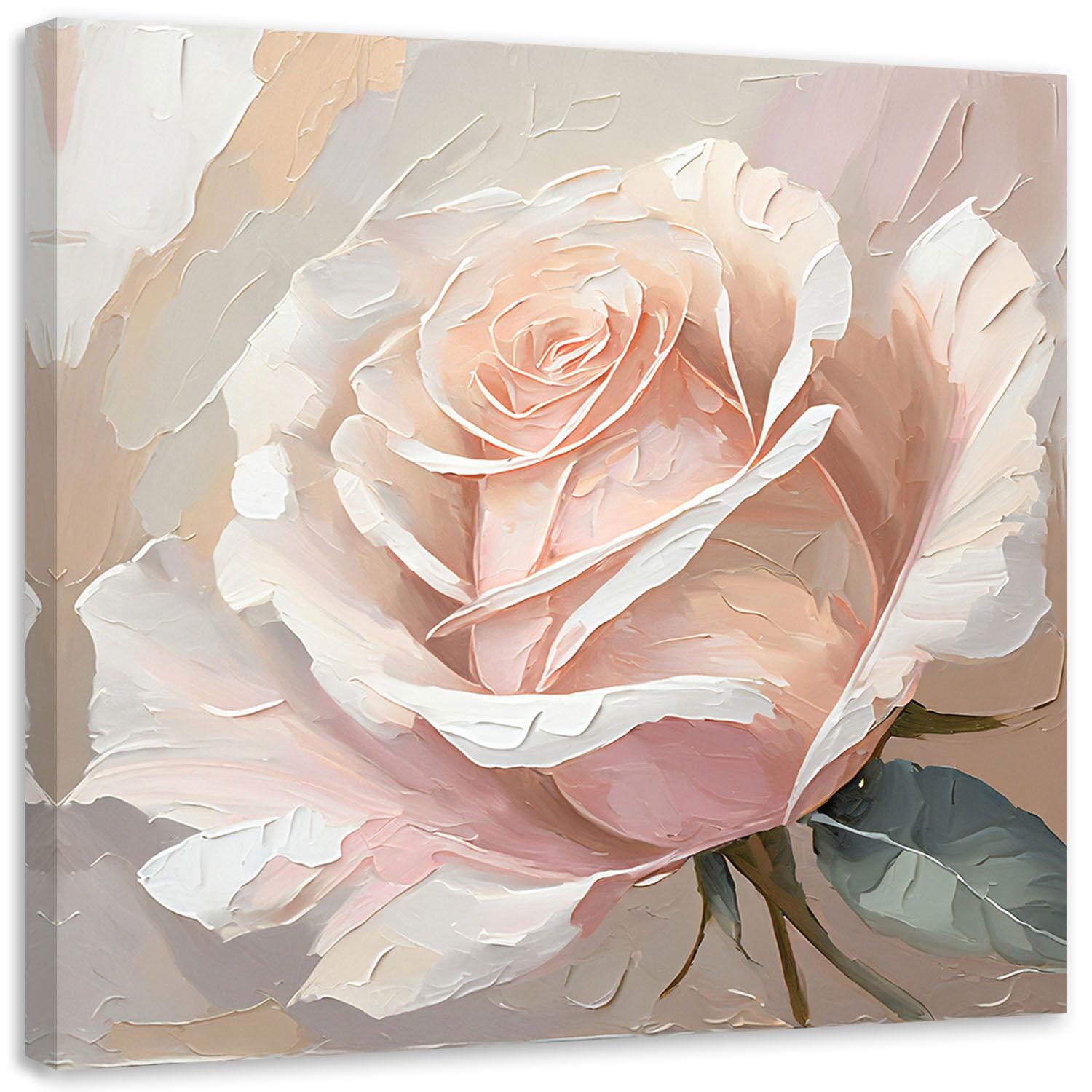 KUNSTDRUCK Rosa 50/50 cm KUNSTDRUCK Rosa 50/50 cm von KUNSTLOFT