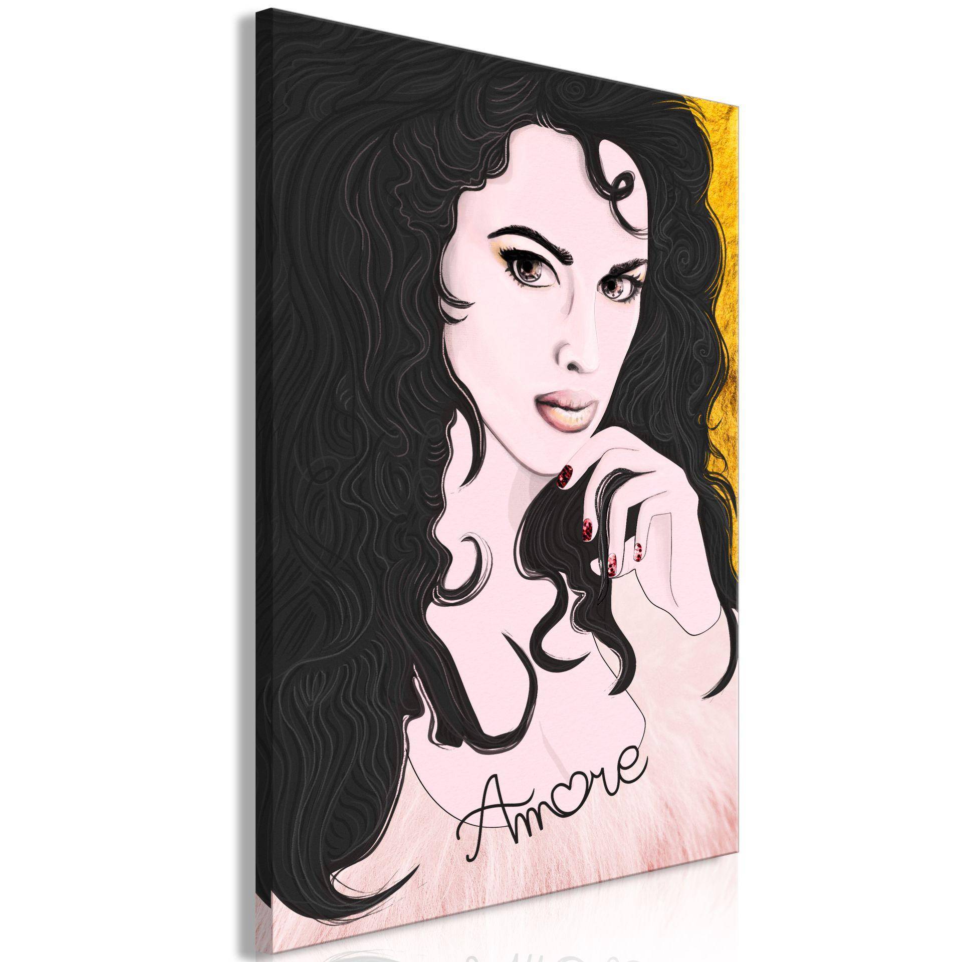 KUNSTDRUCK Rosa 60/90 cm KUNSTDRUCK Rosa 60/90 cm von KUNSTLOFT