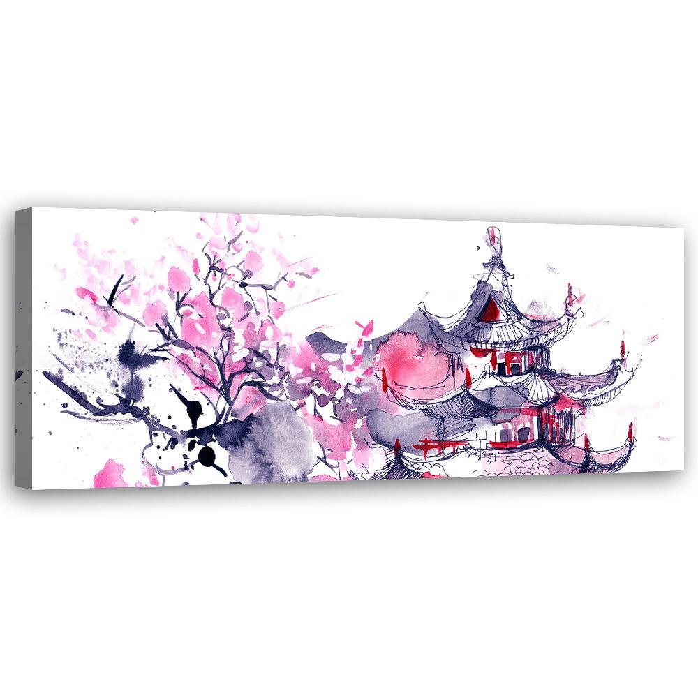 KUNSTDRUCK Rosa 90/30 cm KUNSTDRUCK Rosa 90/30 cm von KUNSTLOFT