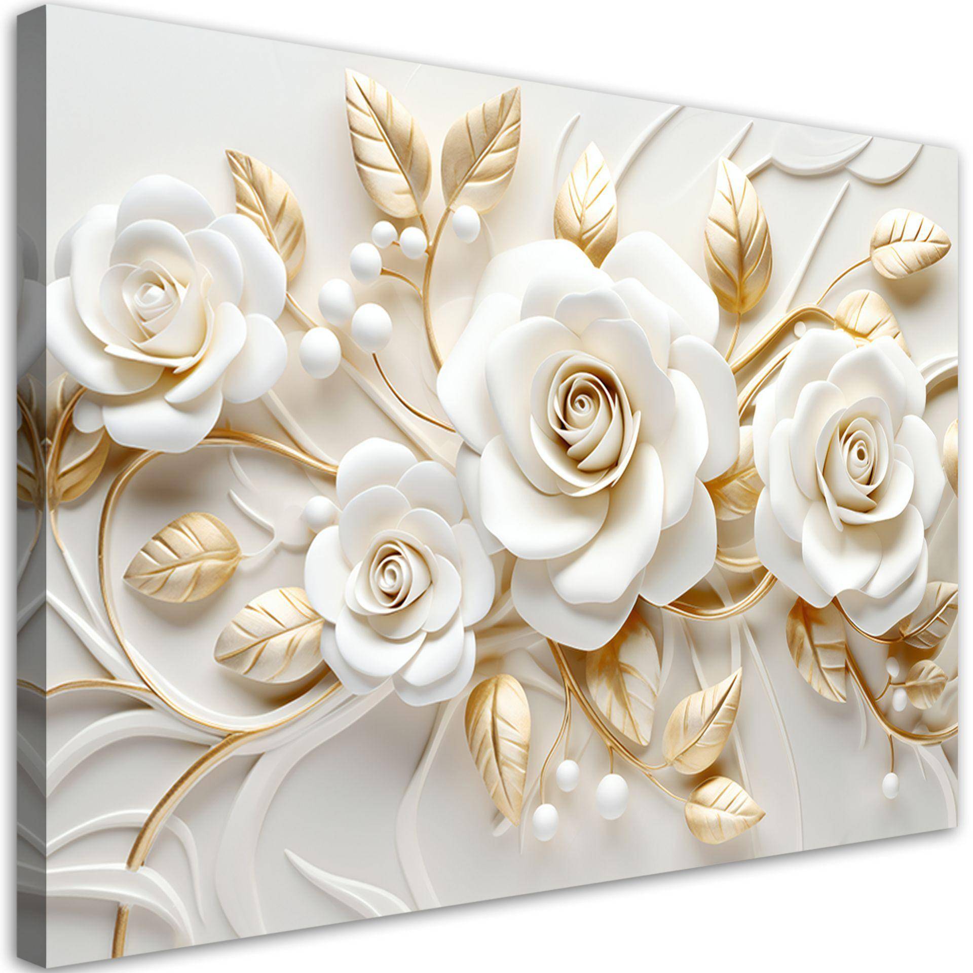 KUNSTDRUCK Weiß 100/70 cm von KUNSTLOFT