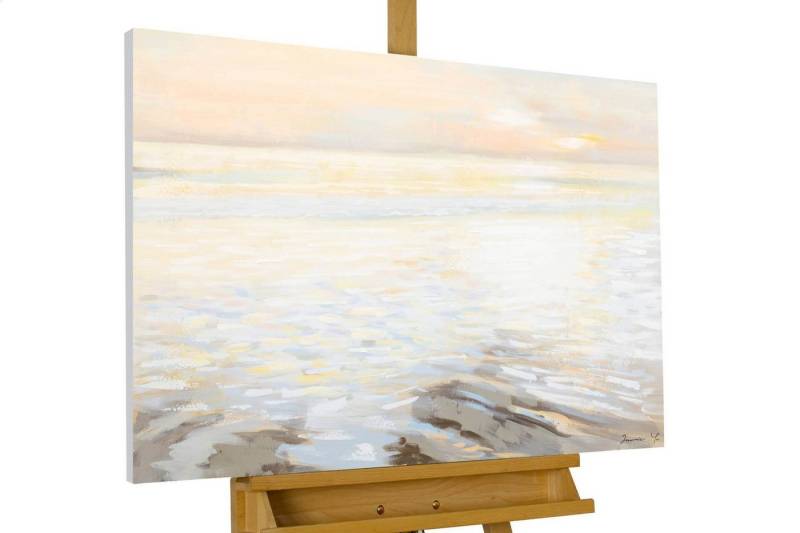 KUNSTLOFT Gemälde Erwachendes Meer 100x75 cm, Leinwandbild 100% HANDGEMALT Wandbild Wohnzimmer KUNSTLOFT Gemälde Erwachendes Meer 100x75 cm, Leinwandbild 100% HANDGEMALT Wandbild Wohnzimmer von KUNSTLOFT