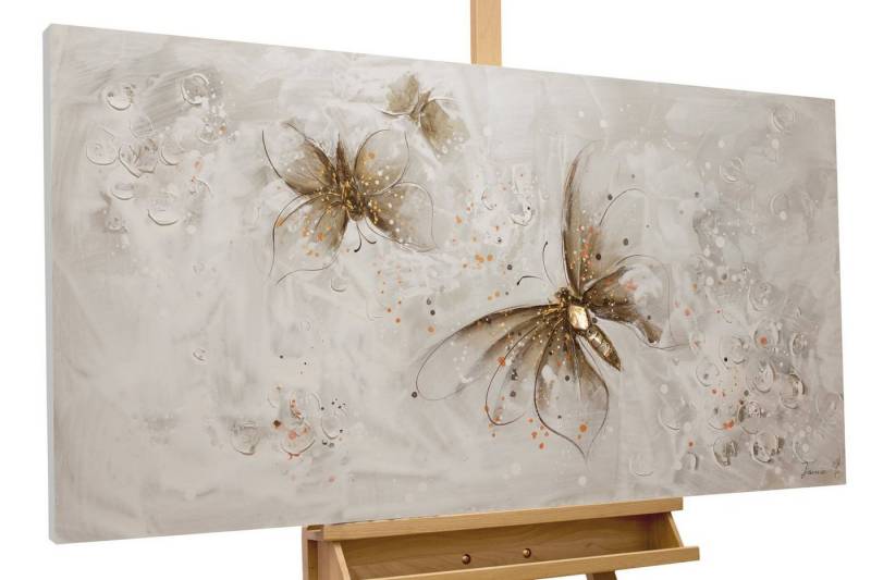 KUNSTLOFT Gemälde Flug durch den Sommer 120x60 cm, Leinwandbild 100% HANDGEMALT Wandbild Wohnzimmer von KUNSTLOFT