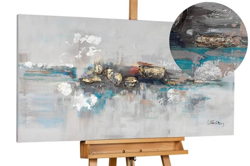 KUNSTLOFT Gemälde Mirage 120x60 cm, Leinwandbild 100% HANDGEMALT Wandbild Wohnzimmer KUNSTLOFT Gemälde Mirage 120x60 cm, Leinwandbild 100% HANDGEMALT Wandbild Wohnzimmer von KUNSTLOFT