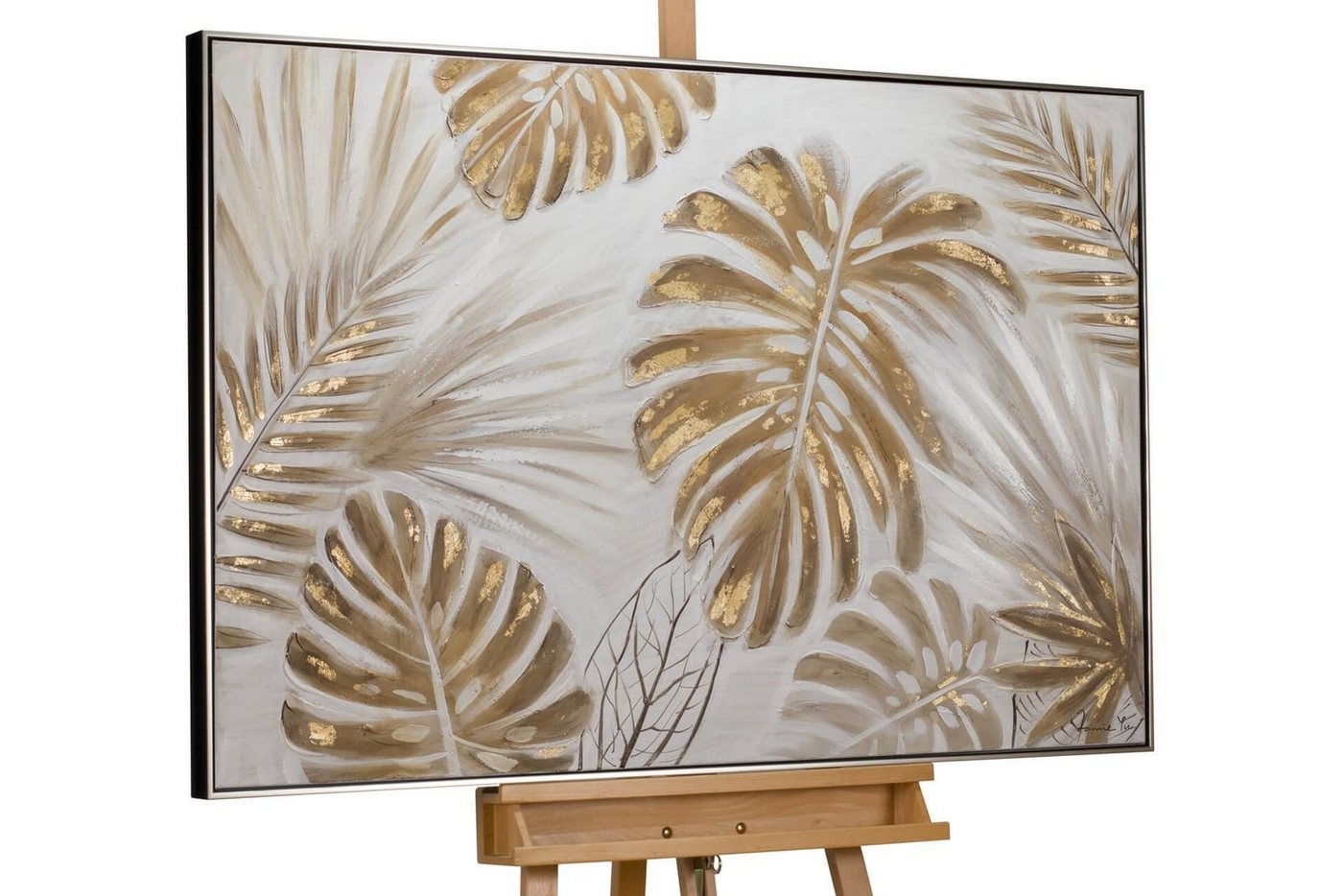 KUNSTLOFT Gemälde Unter Palmen 122x82 cm, Leinwandbild 100% HANDGEMALT Wandbild Wohnzimmer KUNSTLOFT Gemälde Unter Palmen 122x82 cm, Leinwandbild 100% HANDGEMALT Wandbild Wohnzimmer von KUNSTLOFT