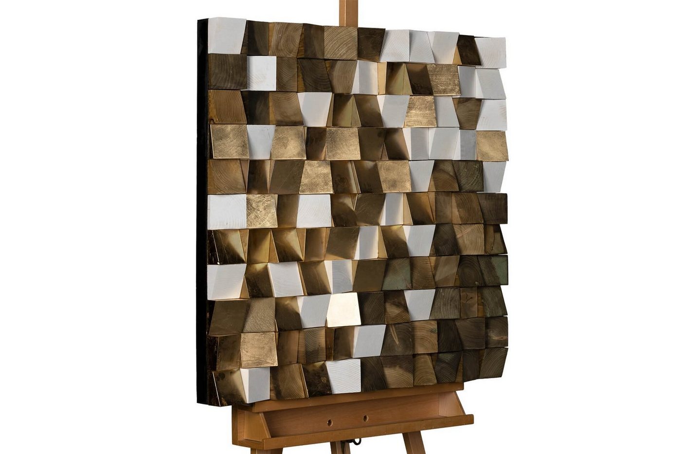 KUNSTLOFT Holzbild Colours of Well-being 75x75 cm, handgefertiges Wandbild aus Holz KUNSTLOFT Holzbild Colours of Well-being 75x75 cm, handgefertiges Wandbild aus Holz von KUNSTLOFT