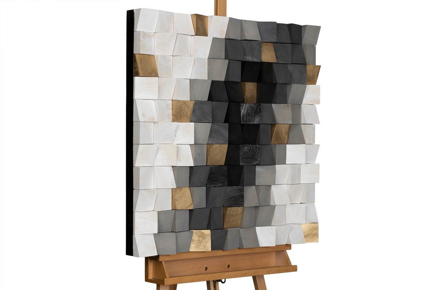 KUNSTLOFT Holzbild Gilded Clouds 75x75 cm, handgefertiges Wandbild aus Holz KUNSTLOFT Holzbild Gilded Clouds 75x75 cm, handgefertiges Wandbild aus Holz von KUNSTLOFT