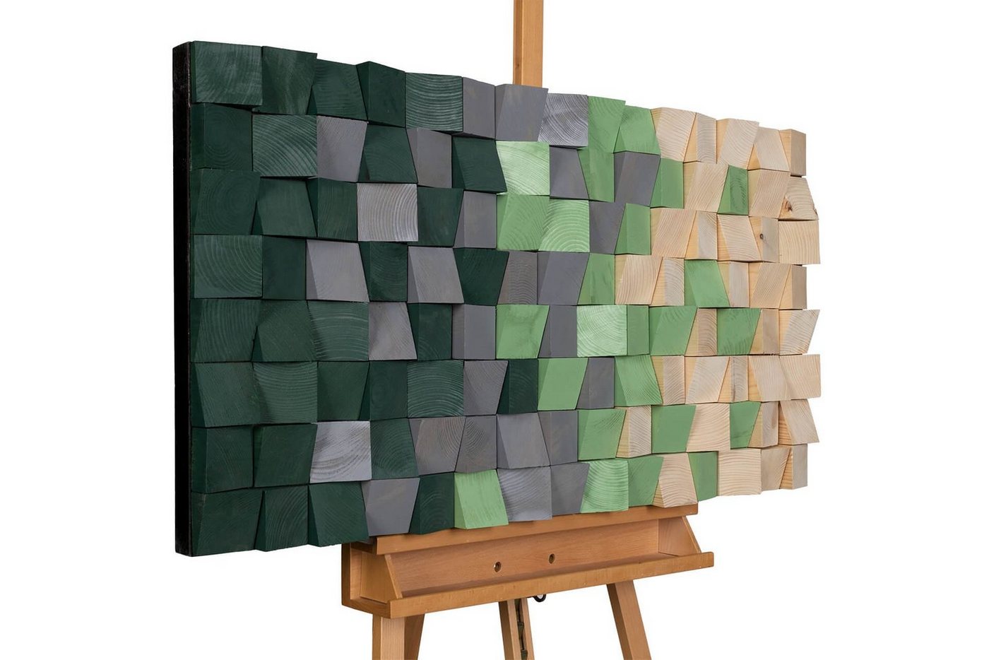 KUNSTLOFT Holzbild Spring Colours 98x55 cm, handgefertiges Wandbild aus Holz KUNSTLOFT Holzbild Spring Colours 98x55 cm, handgefertiges Wandbild aus Holz von KUNSTLOFT