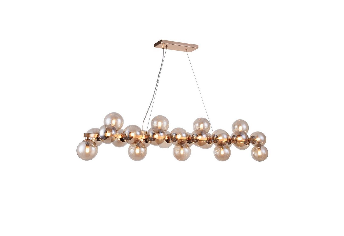 MAYTONI DECORATIVE LIGHTING Pendelleuchte Dallas 4 23.8x22.8x123.5 cm, ohne Leuchtmittel, hochwertige Design Lampe & dekoratives Raumobjekt von MAYTONI DECORATIVE LIGHTING