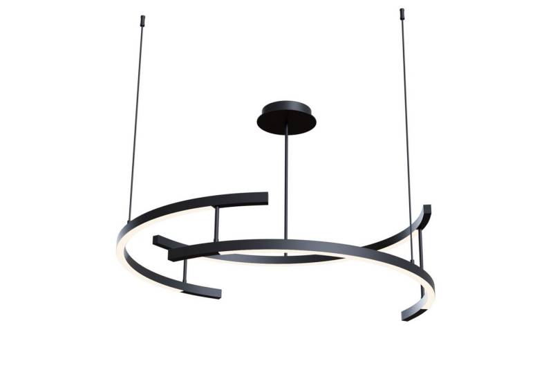 MAYTONI DECORATIVE LIGHTING Pendelleuchte Line 5 83x25.9x83 cm, LED fest integriert, hochwertige Design Lampe & dekoratives Raumobjekt von MAYTONI DECORATIVE LIGHTING
