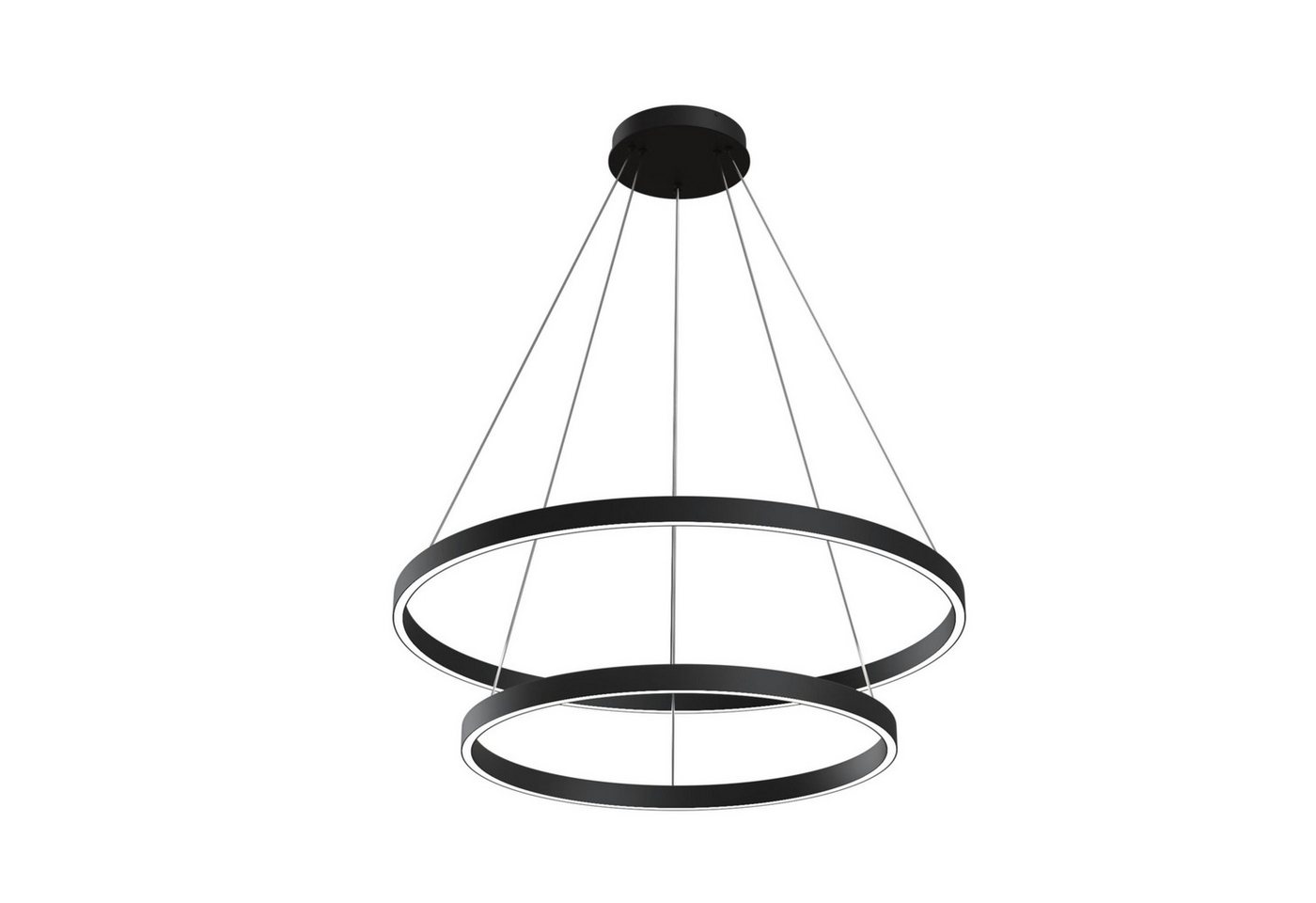 MAYTONI DECORATIVE LIGHTING Pendelleuchte Rim 4 80x120x80 cm, LED fest integriert, hochwertige Design Lampe & dekoratives Raumobjekt von MAYTONI DECORATIVE LIGHTING