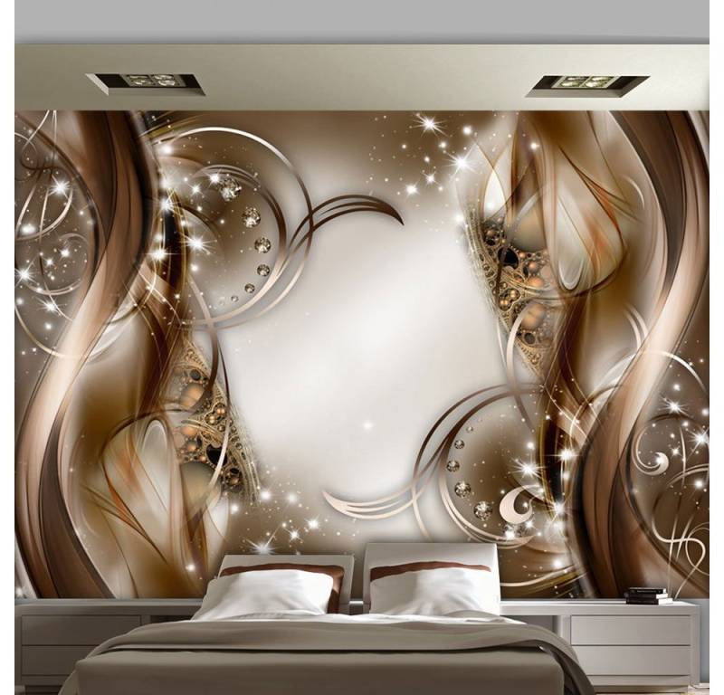 KUNSTLOFT Vliestapete Cinnamon Trinkets 1x0.7 m, Halb-matt, lichtbeständige Design Tapete von KUNSTLOFT