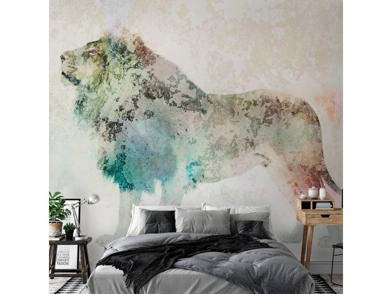 KUNSTLOFT Vliestapete Colourful King 0.98x0.7 m, matt, lichtbeständige Design Tapete KUNSTLOFT Vliestapete Colourful King 0.98x0.7 m, matt, lichtbeständige Design Tapete von KUNSTLOFT