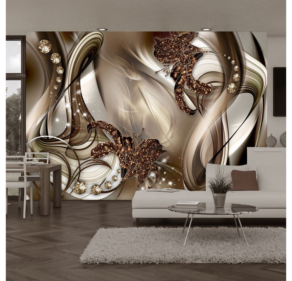 KUNSTLOFT Vliestapete Eccentric Composition 2.5x1.75 m, Halb-matt, lichtbeständige Design Tapete von KUNSTLOFT