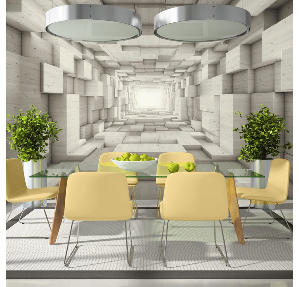 KUNSTLOFT Vliestapete Elevator 1.96x1.4 m, Matt, lichtbeständige Design Tapete von KUNSTLOFT