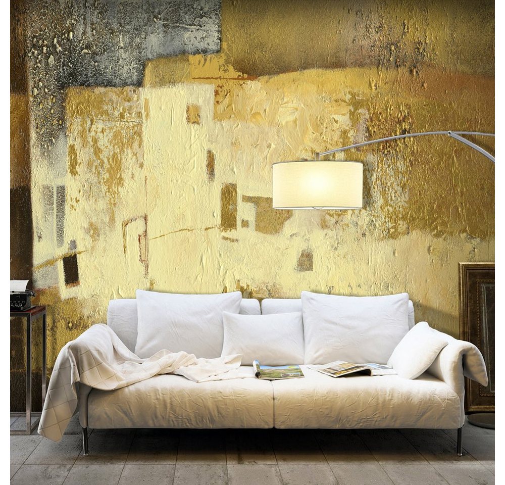 KUNSTLOFT Vliestapete Golden Oddity 1x0.7 m, halb-matt, lichtbeständige Design Tapete von KUNSTLOFT