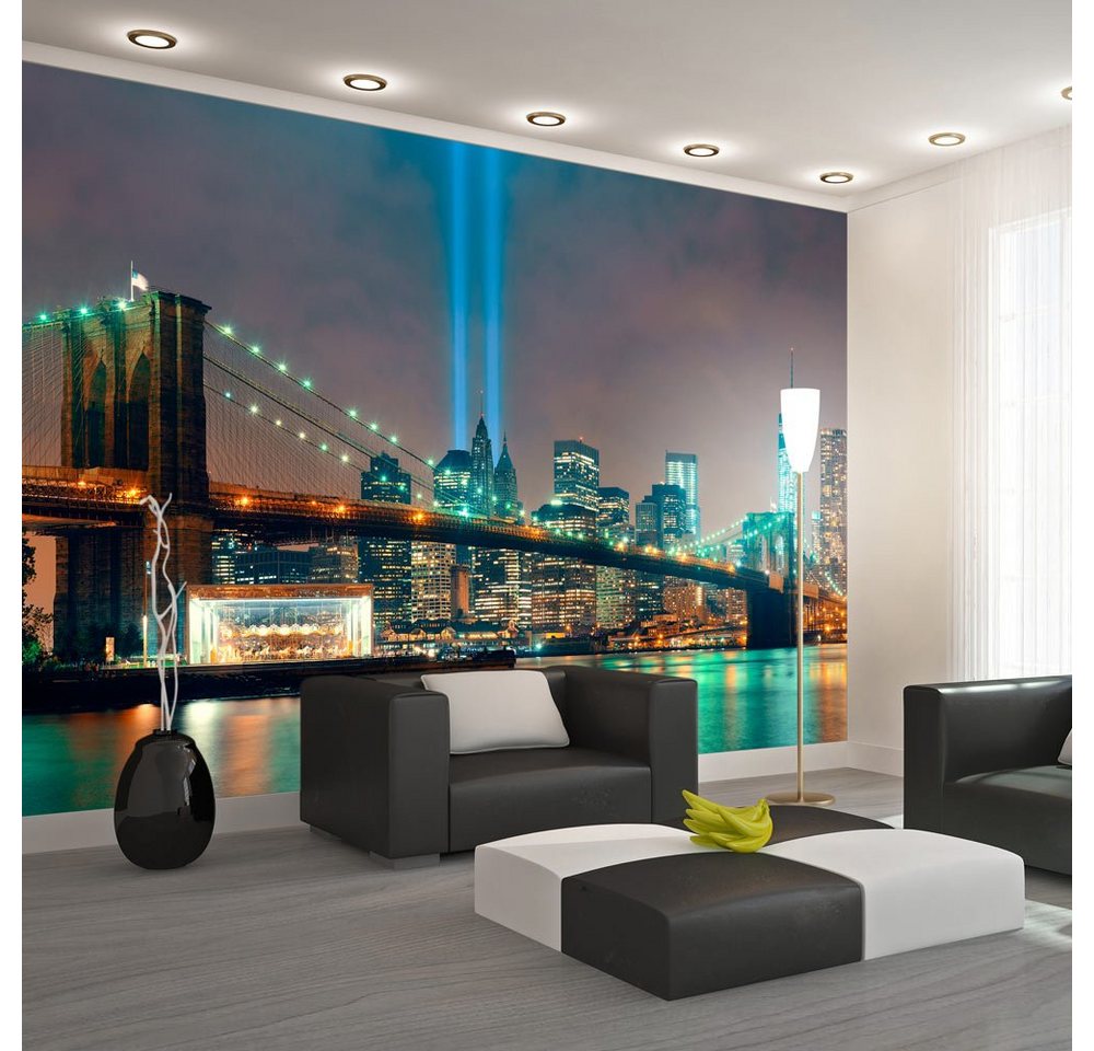 KUNSTLOFT Vliestapete Light of NYC 2.5x1.75 m, halb-matt, lichtbeständige Design Tapete von KUNSTLOFT