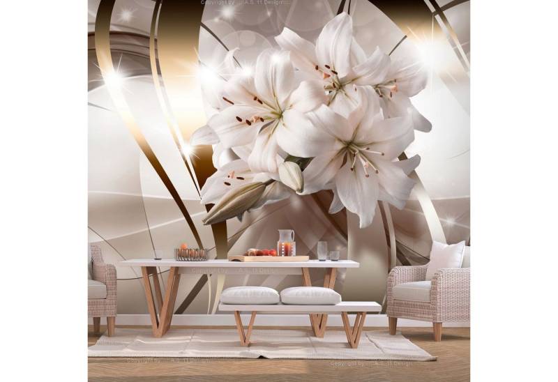 KUNSTLOFT Vliestapete Lily Bunch 1.96x1.4 m, halb-matt, matt, lichtbeständige Design Tapete KUNSTLOFT Vliestapete Lily Bunch 1.96x1.4 m, halb-matt, matt, lichtbeständige Design Tapete von KUNSTLOFT