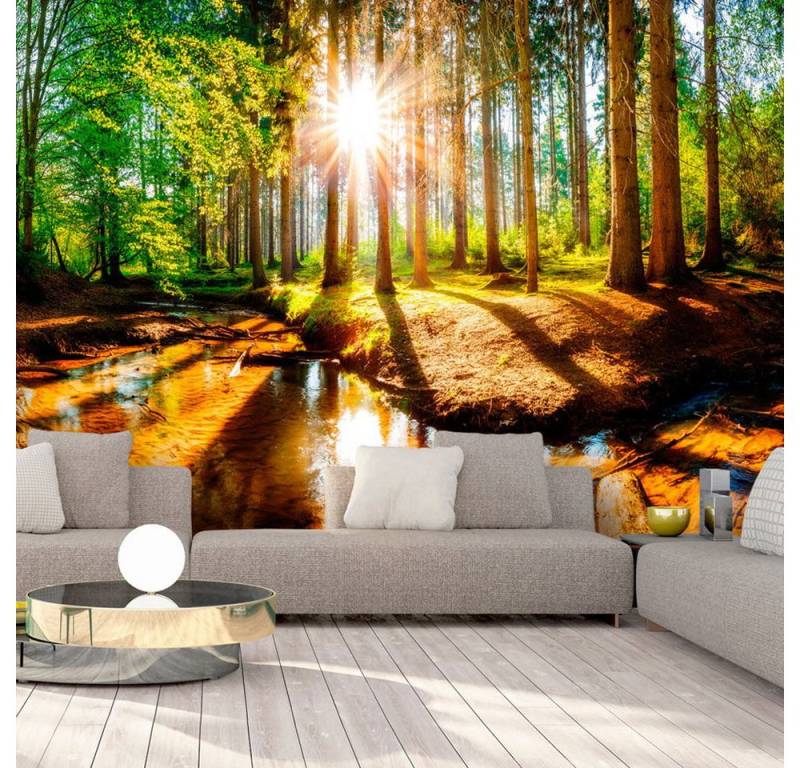 KUNSTLOFT Vliestapete Marvelous Forest 1.47x1.05 m, halb-matt, matt, lichtbeständige Design Tapete KUNSTLOFT Vliestapete Marvelous Forest 1.47x1.05 m, halb-matt, matt, lichtbeständige Design Tapete von KUNSTLOFT