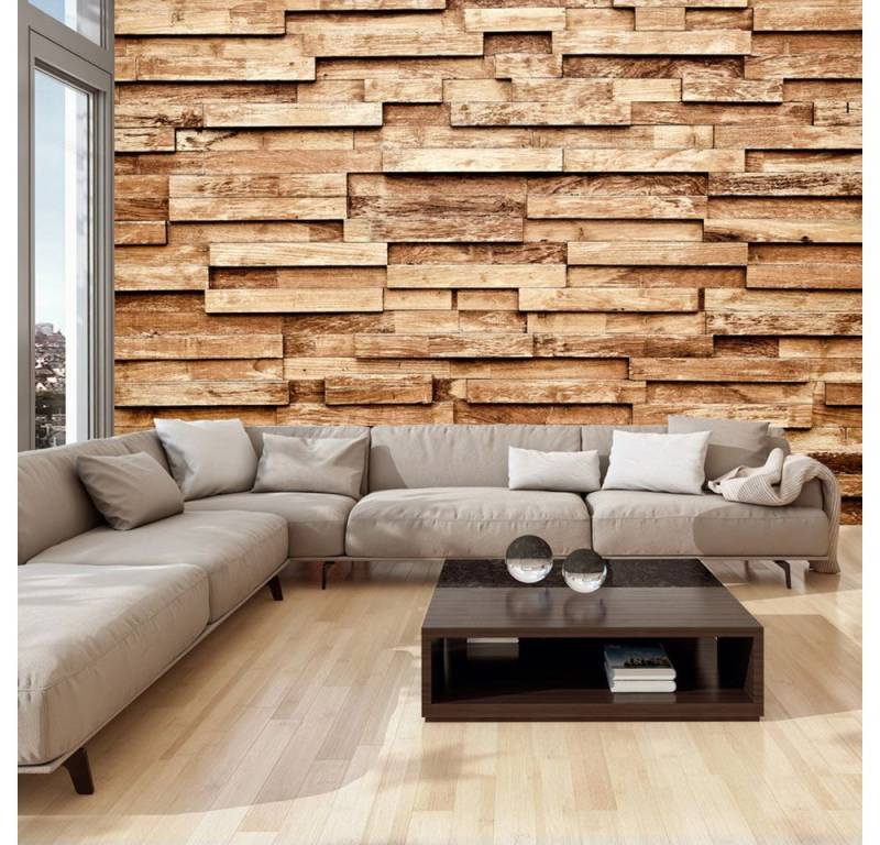 KUNSTLOFT Vliestapete Palisade 1x0.7 m, Halb-matt, lichtbeständige Design Tapete von KUNSTLOFT