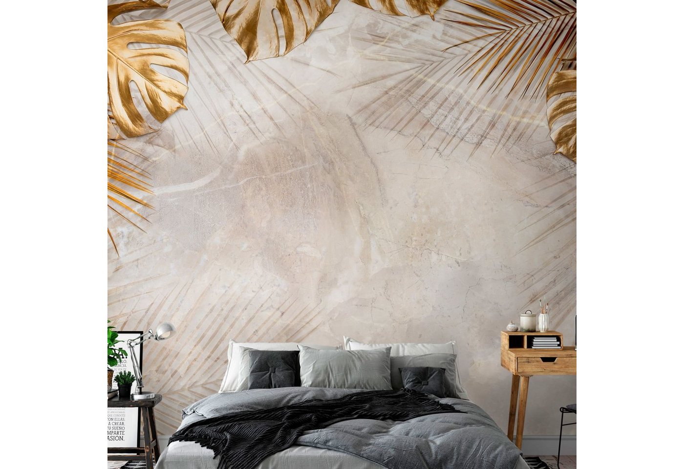 KUNSTLOFT Vliestapete Precious Nature 0.98x0.7 m, Halb-matt, Matt, lichtbeständige Design Tapete von KUNSTLOFT