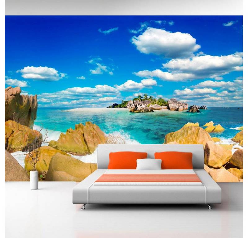 KUNSTLOFT Vliestapete Sommer Asyl 1.96x1.4 m, Halb-matt, Matt, lichtbeständige Design Tapete KUNSTLOFT Vliestapete Sommer Asyl 1.96x1.4 m, Halb-matt, Matt, lichtbeständige Design Tapete von KUNSTLOFT