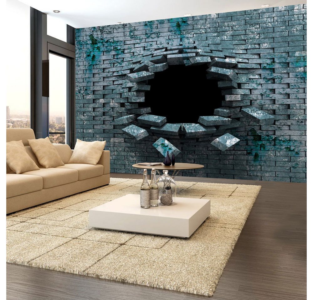 KUNSTLOFT Vliestapete Tanzende Ziegel 4.41x3.15 m, Halb-matt, Matt, lichtbeständige Design Tapete KUNSTLOFT Vliestapete Tanzende Ziegel 4.41x3.15 m, Halb-matt, Matt, lichtbeständige Design Tapete von KUNSTLOFT
