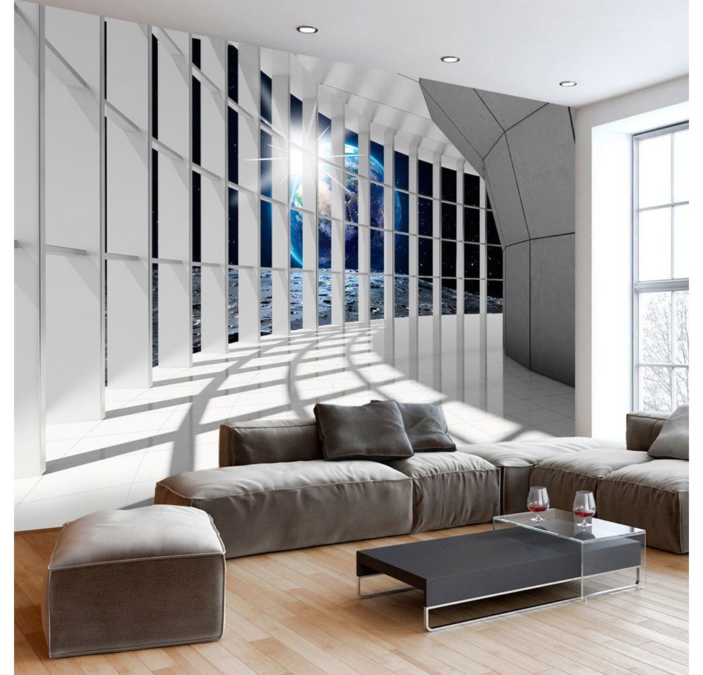 KUNSTLOFT Vliestapete Unearthly View 1.96x1.4 m, Halb-matt, Matt, lichtbeständige Design Tapete von KUNSTLOFT