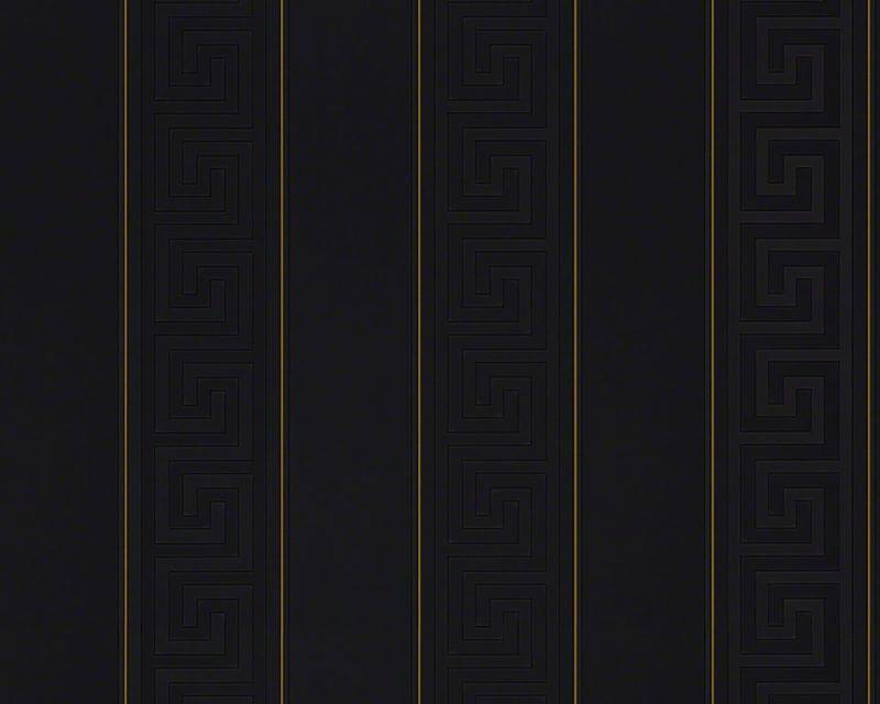 KUNSTLOFT Vliestapete Versace Art Deco 3 0.7x10.05 m, Leicht glänzend, lichtbeständige Design Tapete von KUNSTLOFT