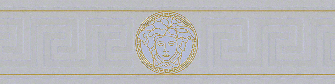 KUNSTLOFT Vliestapete Versace Barocco 8 0.13x5 m, leicht glänzend, lichtbeständige Design Tapete von KUNSTLOFT