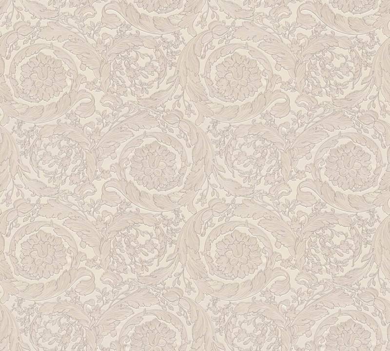 KUNSTLOFT Vliestapete Versace Flowers 3 0.7x10.05 m, Leicht glänzend, lichtbeständige Design Tapete von KUNSTLOFT