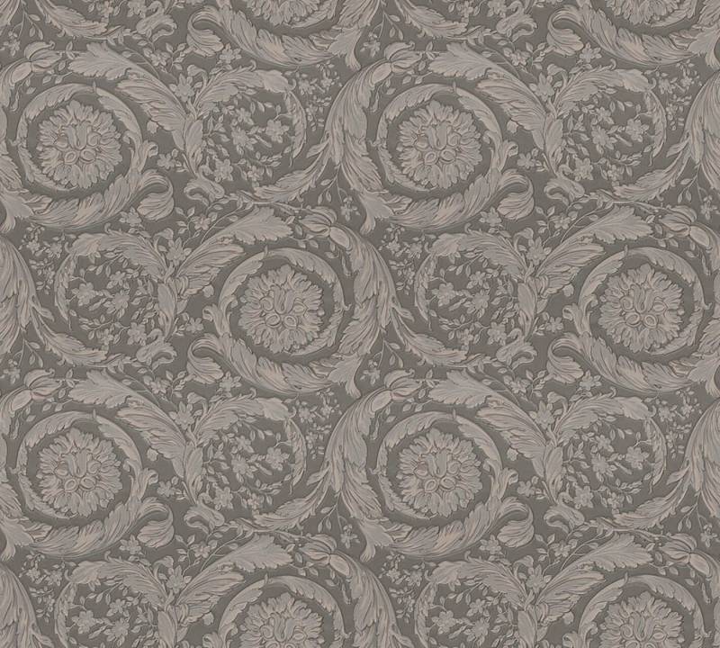 KUNSTLOFT Vliestapete Versace Flowers 4 0.7x10.05 m, Leicht glänzend, lichtbeständige Design Tapete von KUNSTLOFT