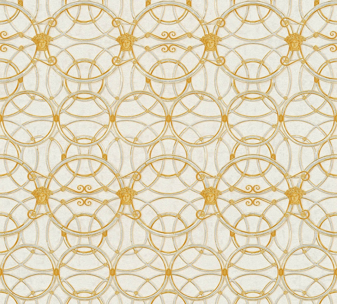 KUNSTLOFT Vliestapete Versace Palace 1 0.7x10.05 m, Leicht glänzend, lichtbeständige Design Tapete von KUNSTLOFT