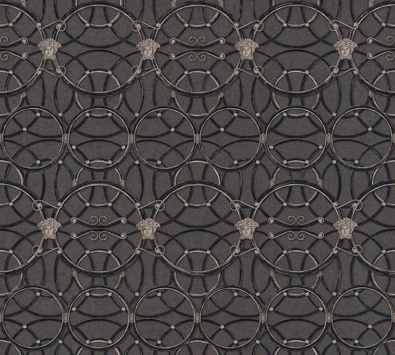 KUNSTLOFT Vliestapete Versace Palace 4 0.7x10.05 m, Leicht glänzend, lichtbeständige Design Tapete von KUNSTLOFT