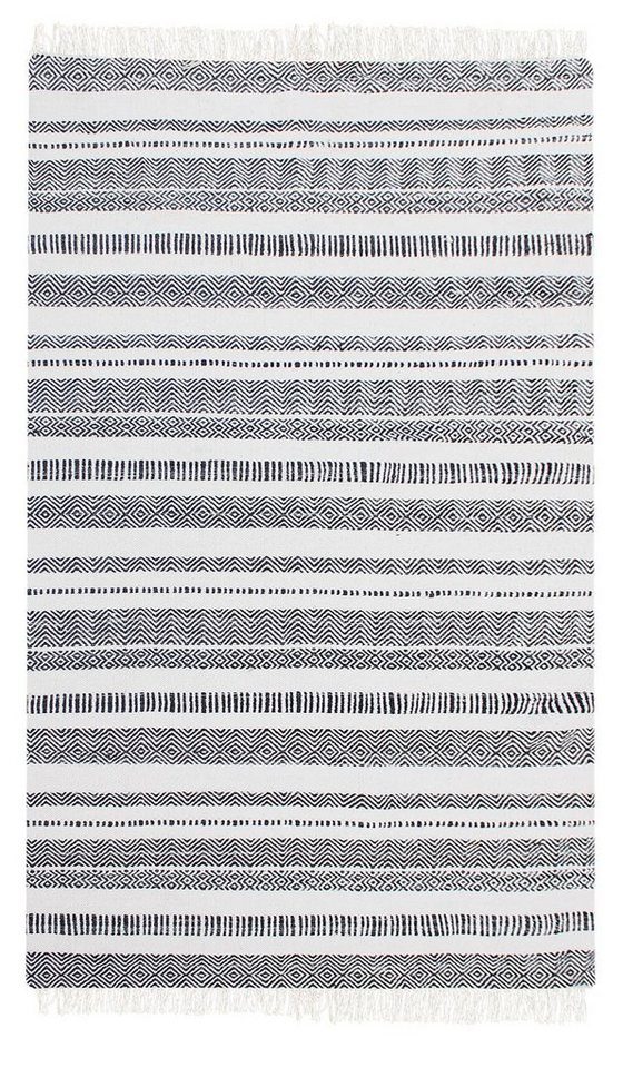 KUNSTLOFT Teppich Mindful Mess 160x230 cm, rechteckig, Höhe: 10 mm, handgefertigter Läufer aus robusten Material von KUNSTLOFT