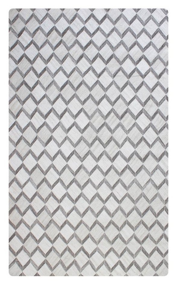 Teppich Sanfte Annäherung 160x230 cm, KUNSTLOFT, rechteckig, Höhe: 10 mm, handgefertigter Läufer aus robusten Material von KUNSTLOFT