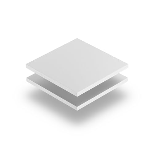 Forex® PVC Platte Weiß 4 mm - 100x50cm von KUNSTSTOFF PLATTENONLINE