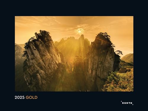 Gold - KUNTH Wandkalender 2025: Hochwertiger, bildstarker Kalender mit Spiralbindung im Großformat von KUNTH