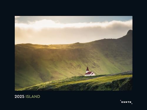 Island - KUNTH Wandkalender 2025: Hochwertiger, bildstarker Kalender mit Spiralbindung im Großformat von KUNTH