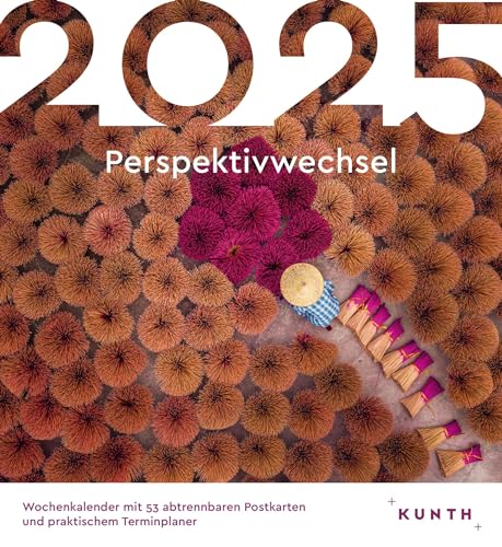 Perspektivwechsel - KUNTH Postkartenkalender 2025: Hochwertiger Tischkalender mit 53 traumhaften Postkarten (auch zum Aufhängen) von KUNTH
