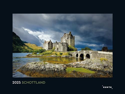 Schottland - KUNTH Wandkalender 2025: Hochwertiger, bildstarker Kalender mit Spiralbindung im Großformat (KUNTH Wandkalender Black Edition 60 x 45 cm) von KUNTH