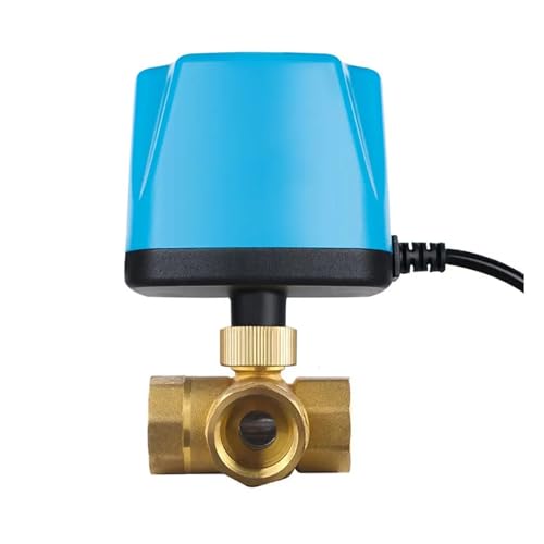DN15 DN20 DN25 DN32 DN40 DN50 2 Wege 3 Wege DC12V-24V AC220V Motorisiertes Messingkugelventil 3 Drähte 2 Steuerung Elektrisch(DN15,AC240V_2WAYS) von KUNYOS