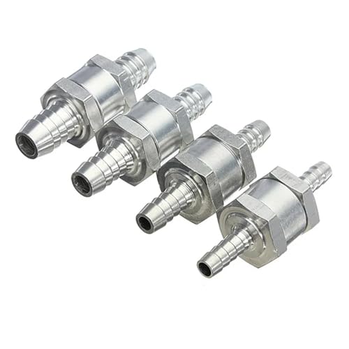 Einwegventile 6/8/10/12/14/16 mm 6 Größen Aluminiumlegierung Kraftstoff-Rückschlagventil Passend for Vergaser(12mm) von KUNYOS