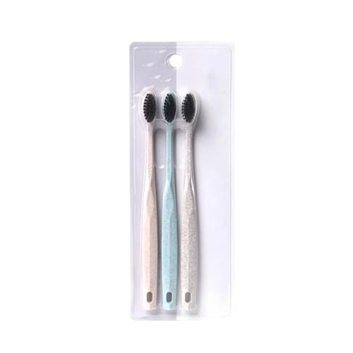 Handzahnbürste 3 stücke Zahnbürste Zahn Reinigung Weiche Schlanke Spitze Binchotan Holzkohle Borsten Pinsel Erwachsene Escova De Dente Bürste Handzahnbürste 3 stücke Zahnbürste Zahn Reinigung Weiche Schlanke Spitze Binchotan Holzkohle Borsten Pinsel Erwachsene Escova De Dente Bürste von KUNYOS