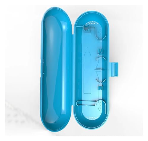Handzahnbürste Tragbares Reiseetui for elektrische Zahnbürsten, Reisebox for elektrische Zahnbürsten, Aufbewahrungsbox for Zahnbürsten Bürste(Blue) von KUNYOS