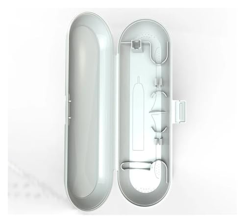 Handzahnbürste Tragbares Reiseetui for elektrische Zahnbürsten, Reisebox for elektrische Zahnbürsten, Aufbewahrungsbox for Zahnbürsten Bürste(White) von KUNYOS
